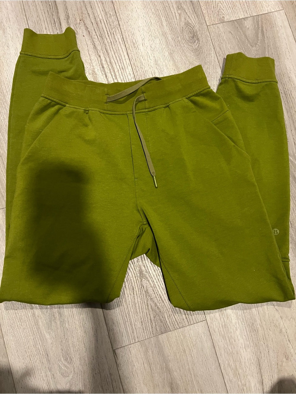 Men lululemon athletica Olive Green Drawstring Joggers